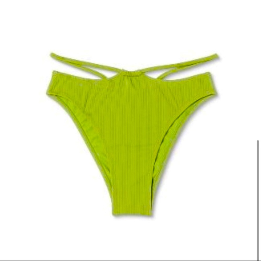 NWT ribbed high waisted bikini bottom